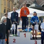 Sara Galante sul podio al Trofeo Nazionale di marcia Ugo Frigerio